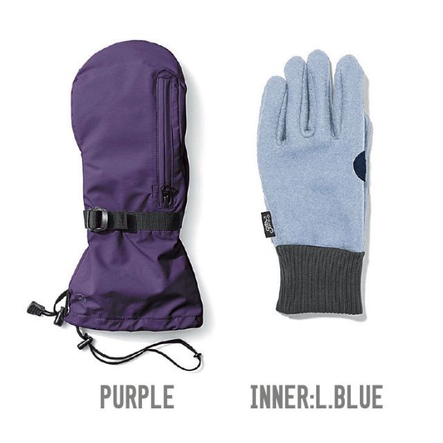 22-23 GREEN CLOTHING UNDER MITT PURPLE M