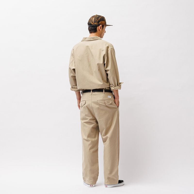 WTAPS WRKT2502 / TROUSERS / COTTON. BACKSATIN パンツ 252CWDT