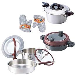 5営業日で発送 mデザイン 調圧鍋6点セット LA50B-SET