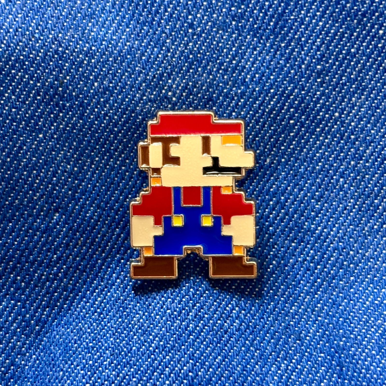 ゲーム GAME ドット絵 スーパー マリオ ピンバッジ バッジ