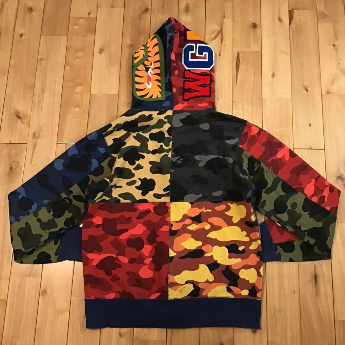 予約中！】 Mix camo シャーク パーカー Lサイズ shark full zip