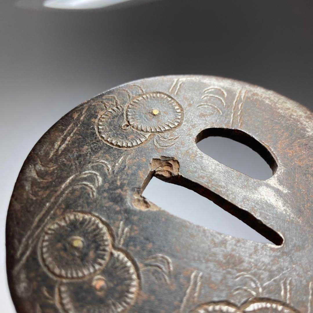 時代 金銀象嵌入 鍔 重さ96.0g 東金6-0215ア③ - メルカリ