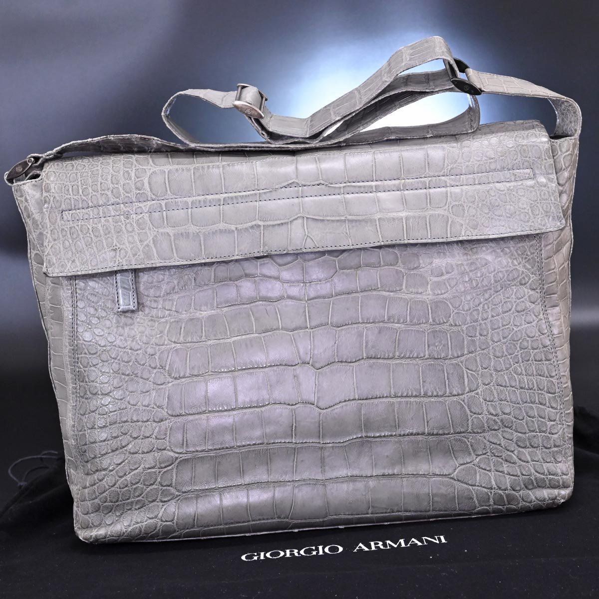 おすすめ！ GIORGIO ARMANI ARMANI ○未使用○GIORGIO クロコダイル 本 ...