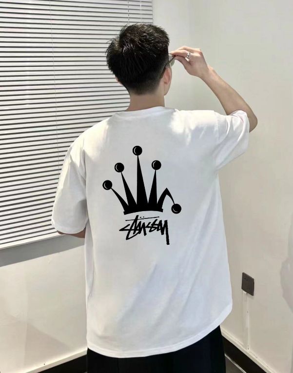 ストゥシーstussy クラウンプリント半袖Tシャツ