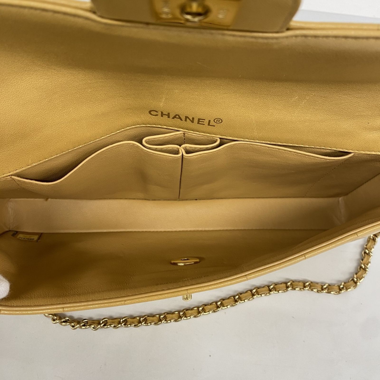 シャネル CHANEL チョコバー チェーンバッグ スエード ベージュ シャネル(Chanel) シャネル ショルダーバッグ チョコバー