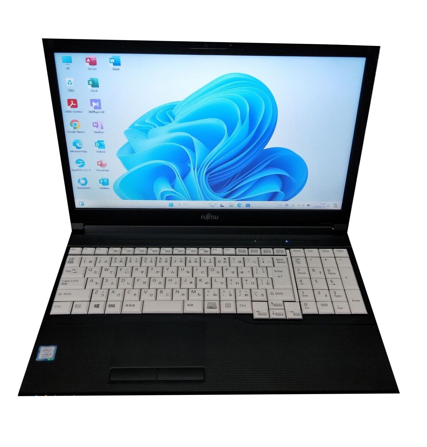 ★【驚速 FUJITSU A579/A i5-8365U 1.60GHz x8+8GB+SSD120GB 15.6インチノートPC】Win11+Office2021 Pro/HDMI/WEBカメラ■E053123