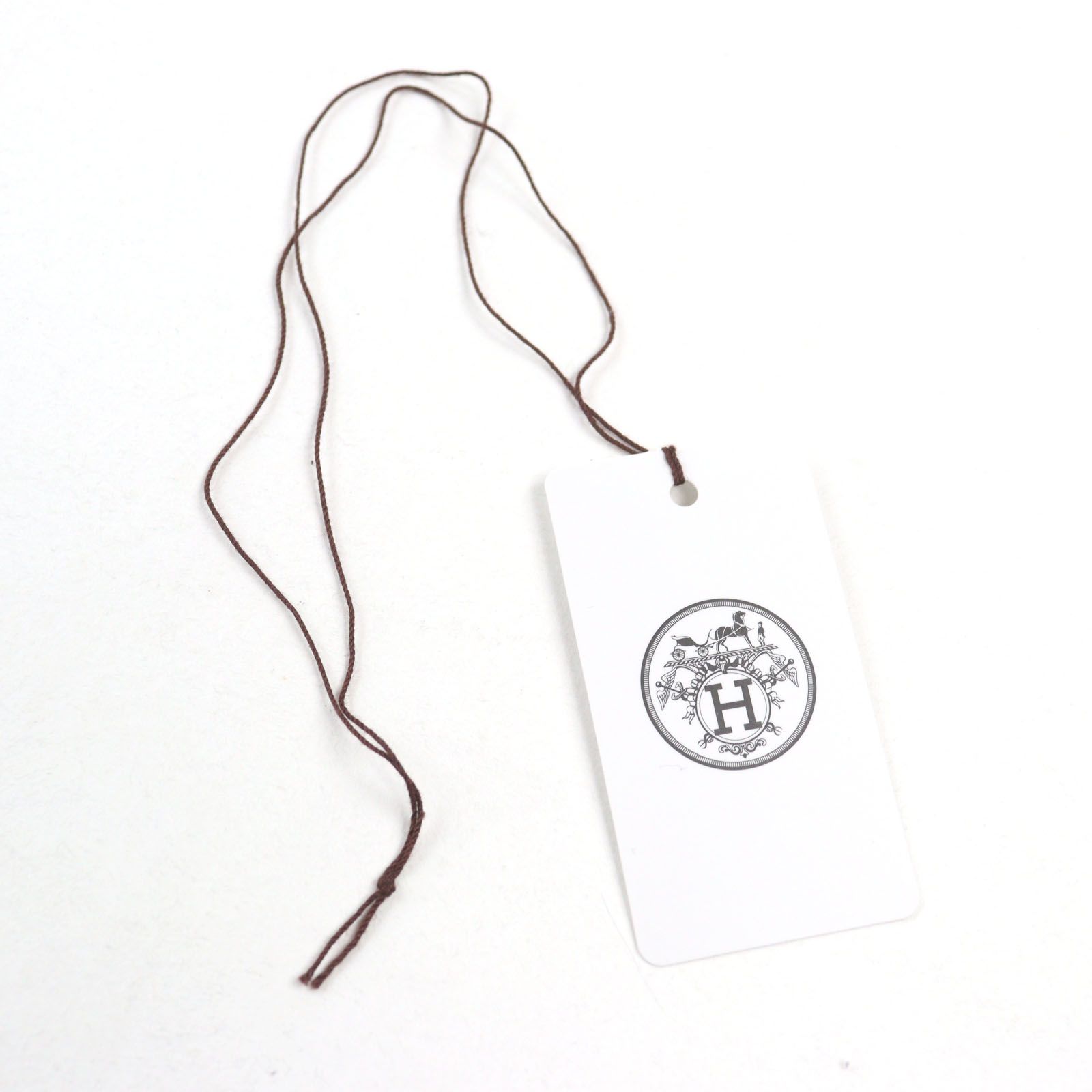 未使用品○HERMES エルメス 24SS コットン 比翼仕立て ダブルジップ 