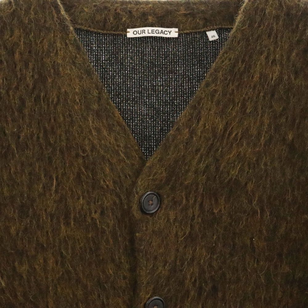 OUR LEGACY カーディガン M4213CRM ブラウン our legacy olive melange OUR LEGACY カーディガン M4213CRM ブラウン our legacy olive melange