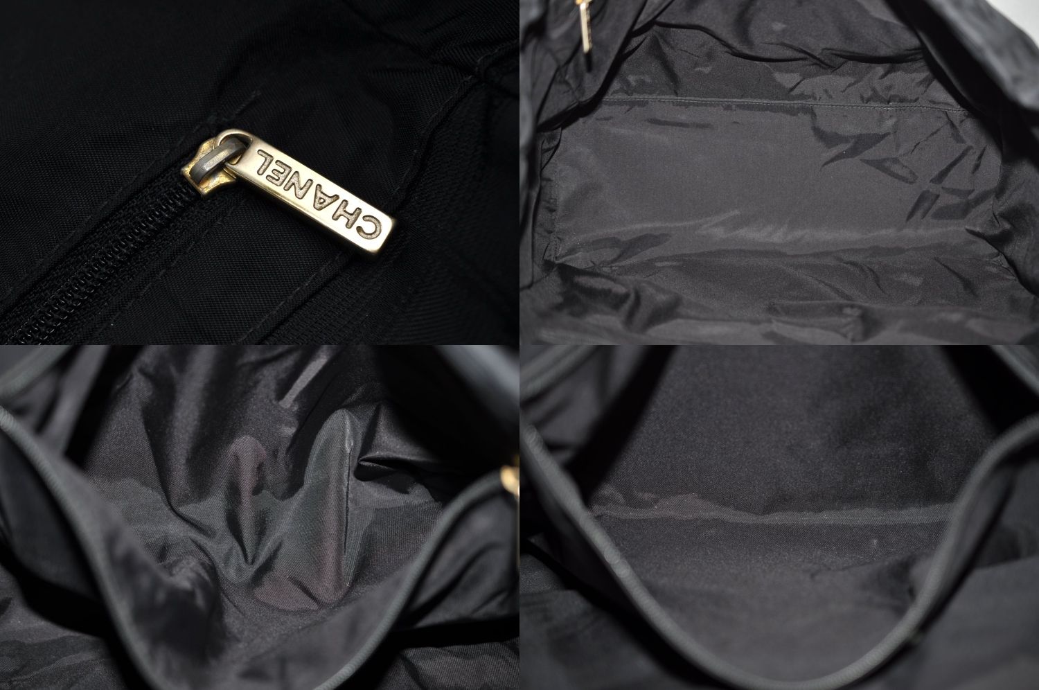 CHANEL シャネル ニュウ トラベル ライン ショルダートートバッグ ナイロン レザー ブラック L2764 DECORATOM_COM_BR