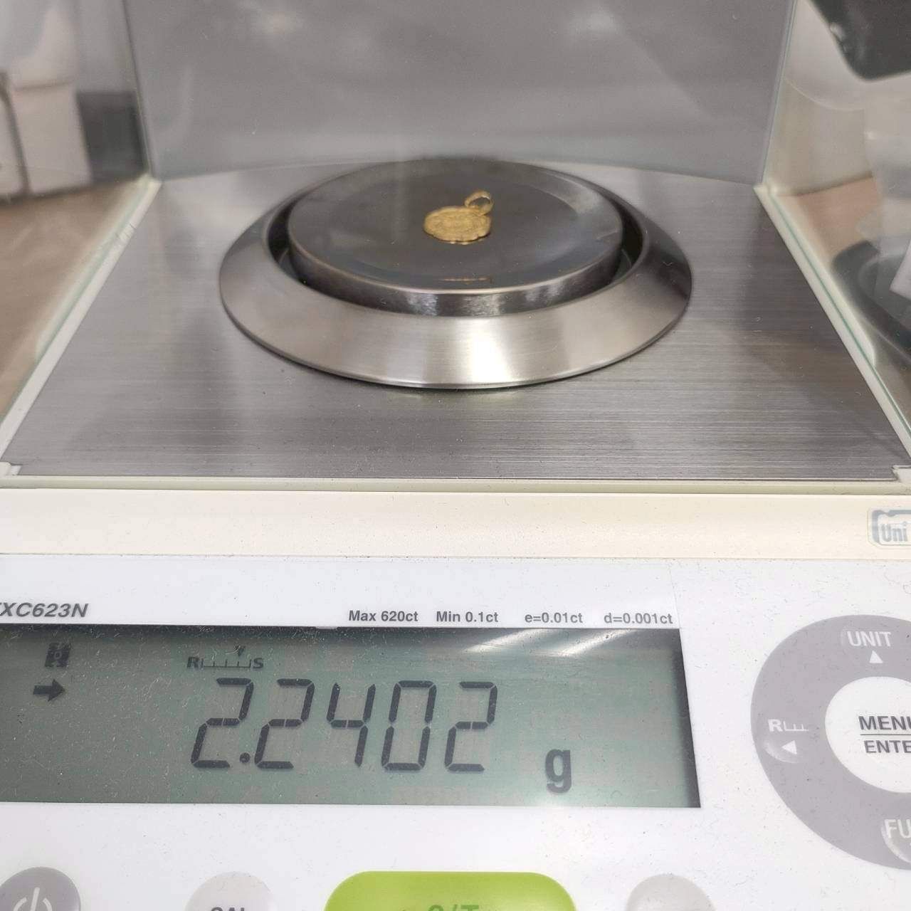 18金 K18 男女兼用 造幣局 ネックレストップ 2.24ｇ D175 FORTGASGNV_COM_BR