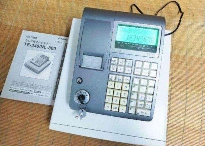 カシオレジスター TE-340/NL300 フル設定無料 002005 カシオレジスター