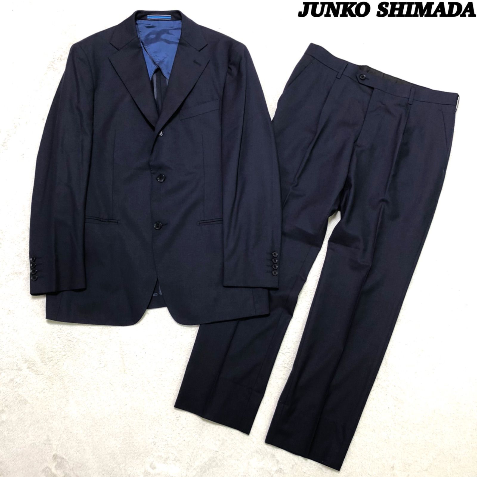 JUNKO SHIMADA JS homme セットアップ シングルスーツ REDA社ウール 