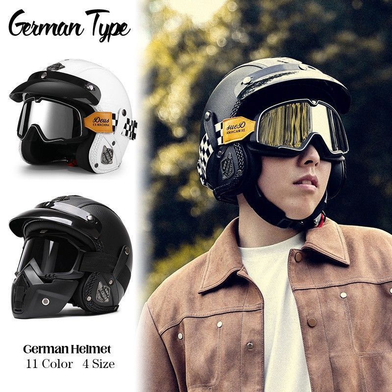 新品クロコダイルブラックヘルメットスーツ DOT ヴィンテージオートバイハーフヘルメットクッションレザーヘルメット EPS  取り外し可能なライナーバイザー付き成人男性女性