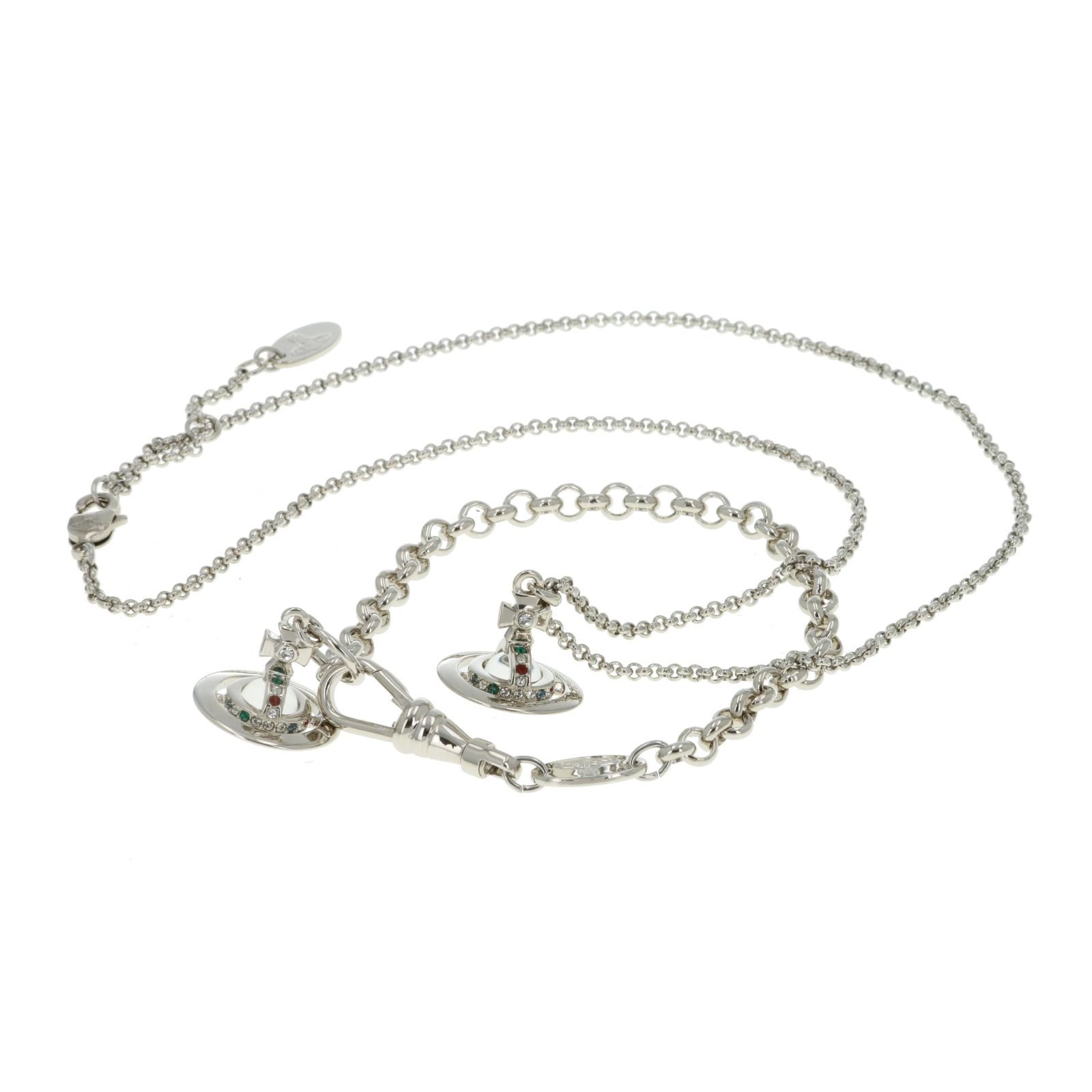 Vivienne Westwood ヴィヴィアン ヴィヴィアンウエストウッド NEW PETITE ORB ニュー プティット プチ オーブ ペンダント ネックレス ブレスレット セット 63020098 61020057 女性 レディース