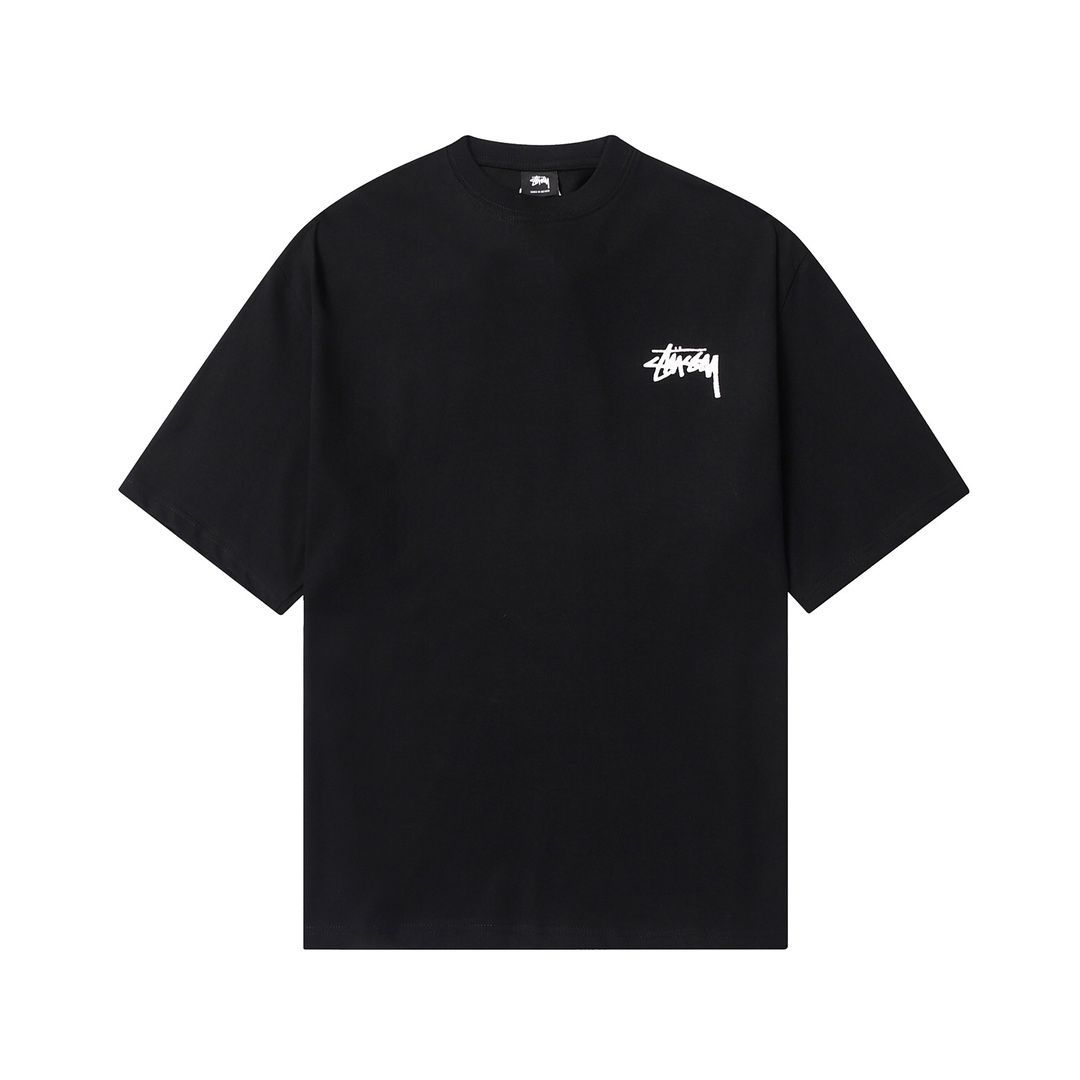 良品】STUSSY tシャツ 黒 両面プリント ワールドツアー カラフル M - メルカリ