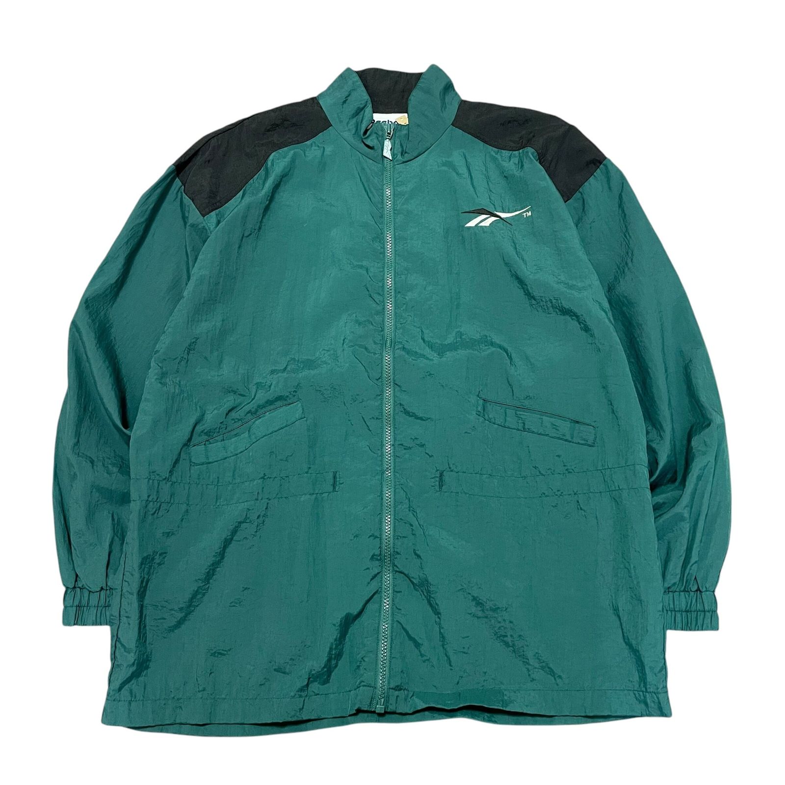 90s.Reebok nylon jacket【OU063】リーボック　ナイロンジャケット　XL