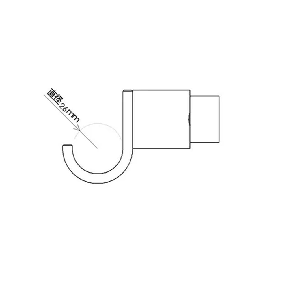 新品】DRAW A LINE ドローアライン Hook A 縦専用 ブラック ホワイト D