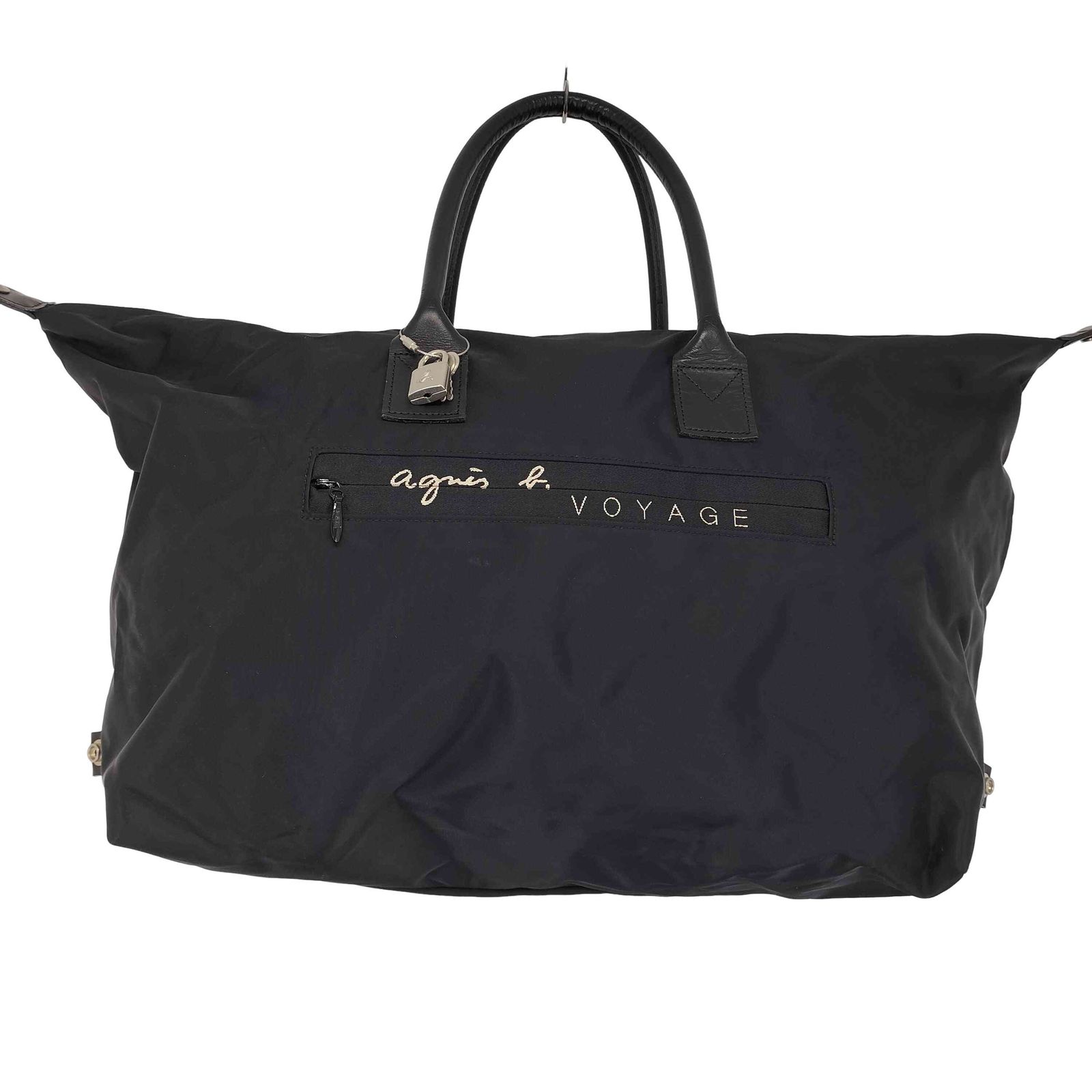 アニエスベーボヤージュ agnes b. VOYAGE 南京錠付き ボストン