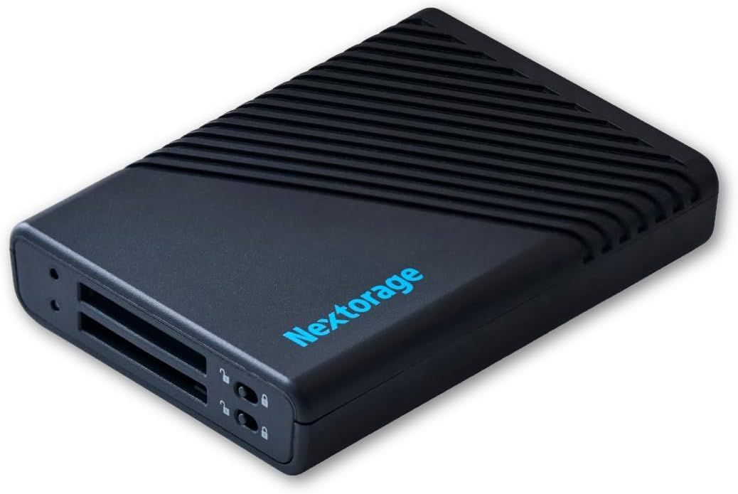 Nextorage 日本メーカー UHS-II SDカード デュアルスロットカードリーダー USB 10Gbps USB3.2 Gen2 Type-C ライトプロテクトスイッチ搭載 NX-DF1CL ネクストレージ