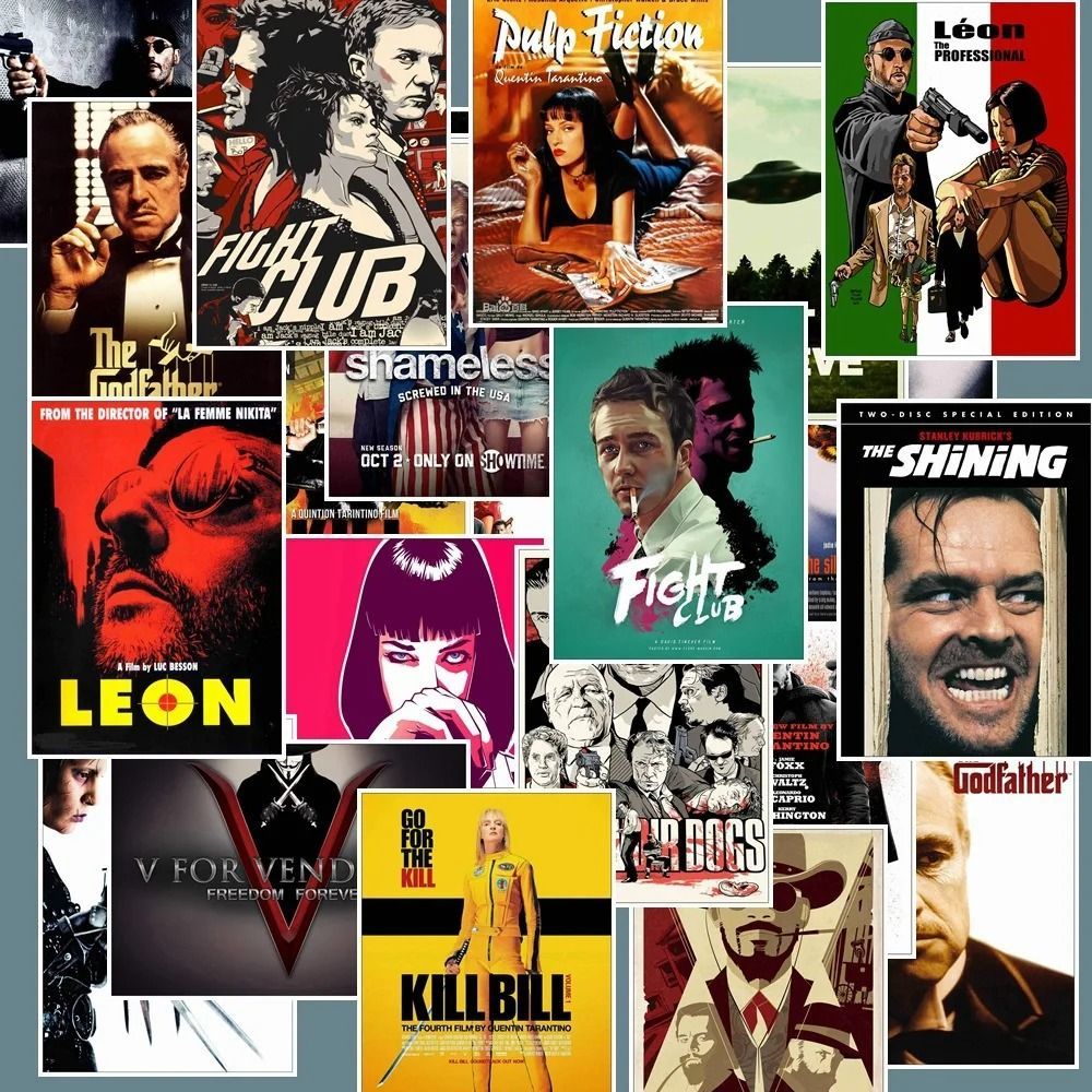 25枚セット 名作 映画 ムービー コレクション 洋画 映画ポスター PVC