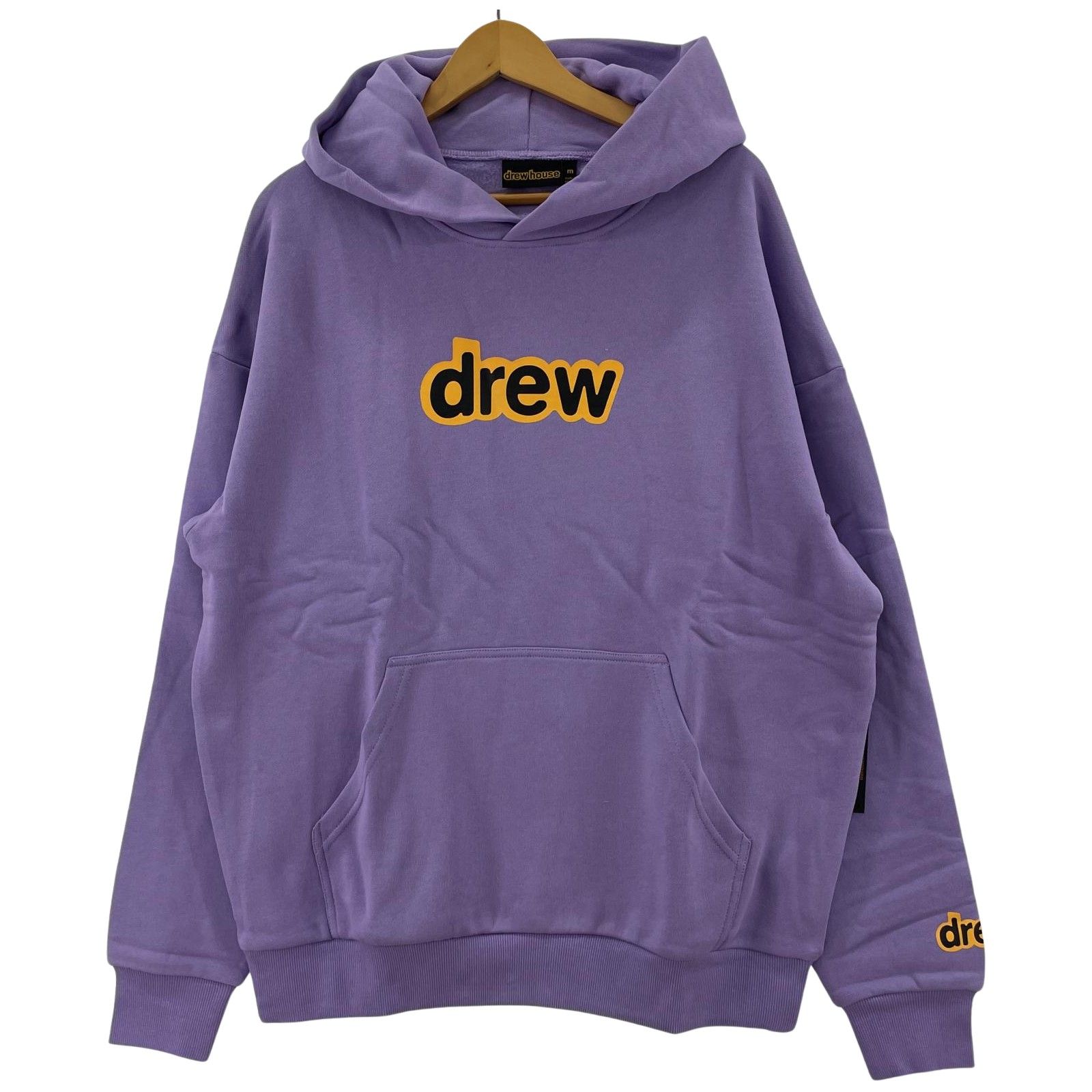 新品 drew house ドリューハウス 裏起毛 プルオーバーパーカー sizeM 