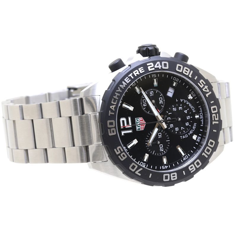 TAG HEUER タグホイヤー フォーミュラ１ クロノグラフ CAZ1010.BA0842【'24年８月購入】ステンレススチール  メンズ /39591 ☆未使用【腕時計】