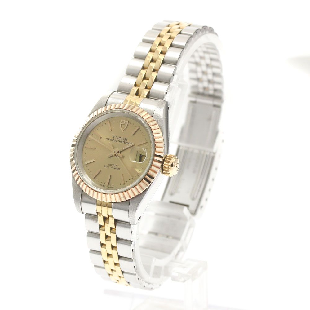チュードル TUDOR 92413N プリンセス オイスターデイト YGベゼル Cal.2671 自動巻き レディース_871435