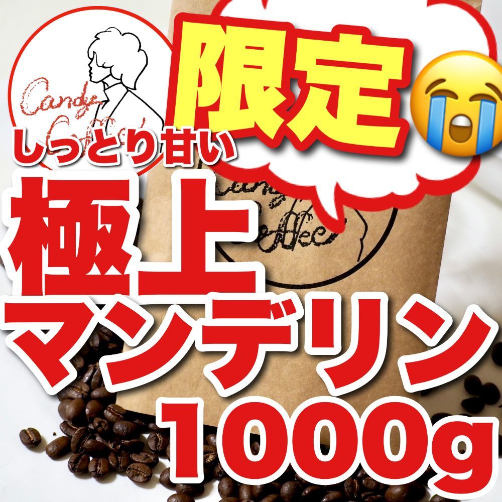 珈琲豆屋 Candy Coffee 極上マンデリン G1 最高級 コーヒー豆 - 飲料