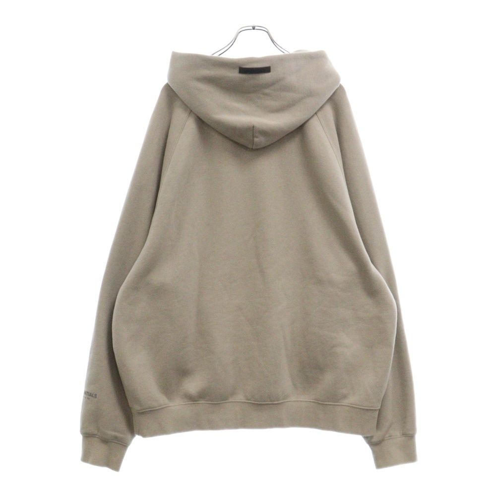 FOG Essentials (エフオージー エッセンシャルズ) 21AW 1POINT LOGO HOODIE 1ポイントロゴ スウェットプルオーバーパーカー ベージュ