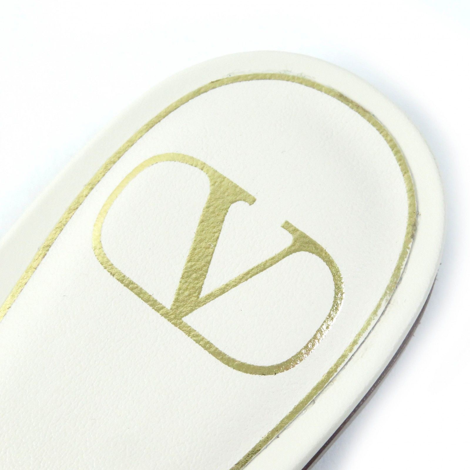 未使用品△VALENTINO ヴァレンティノ レザー ロックスタッズ ローマン 