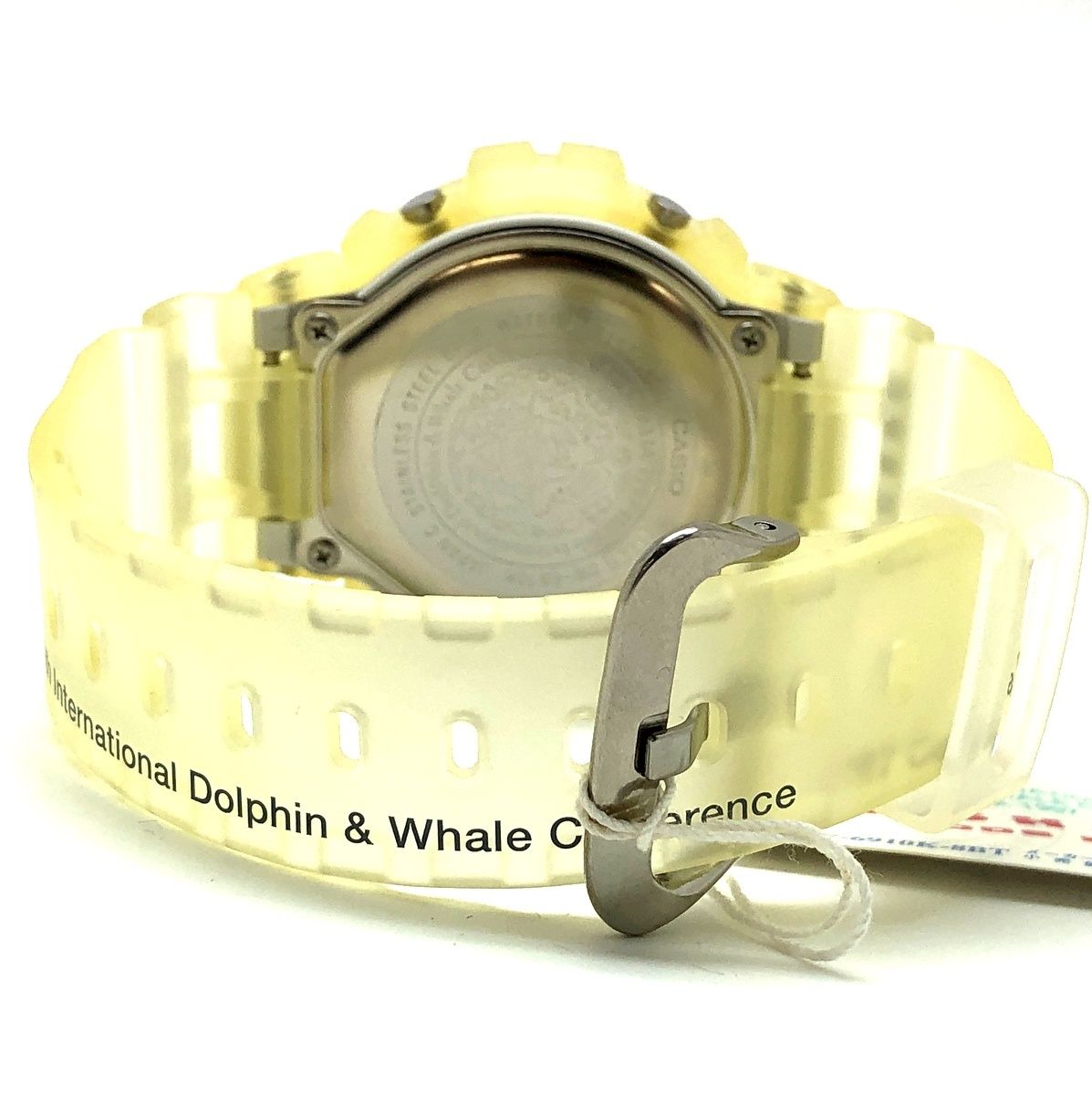 ‘97 第6回イルカクジラ【限定モデル】DW-6910K-2AT イルクジモデル 30頭のイルカやクジラをデザインした“G-SHOCK” | CASIO