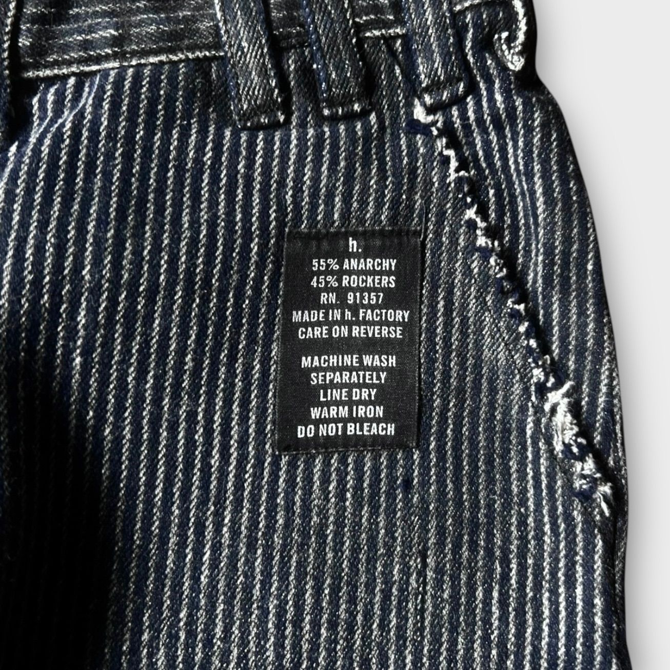 h.NAOTO h.ANARCHY zip gimmick pants - メルカリ