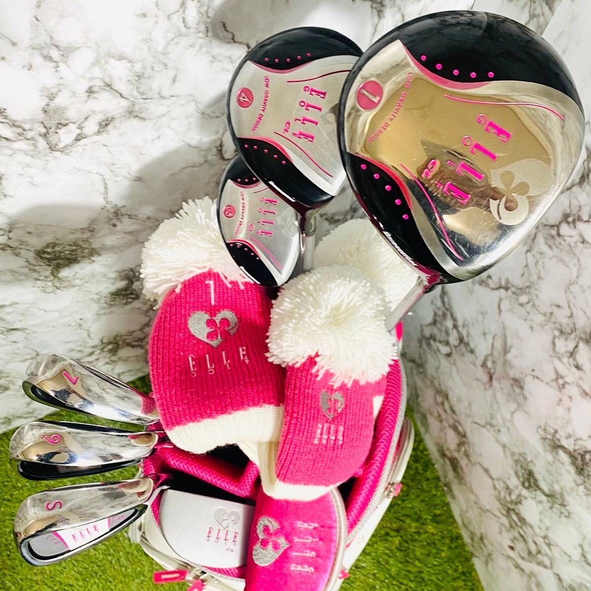 ブリヂストン ELLE GOLF レディースゴルフ7本セット L 右利き用