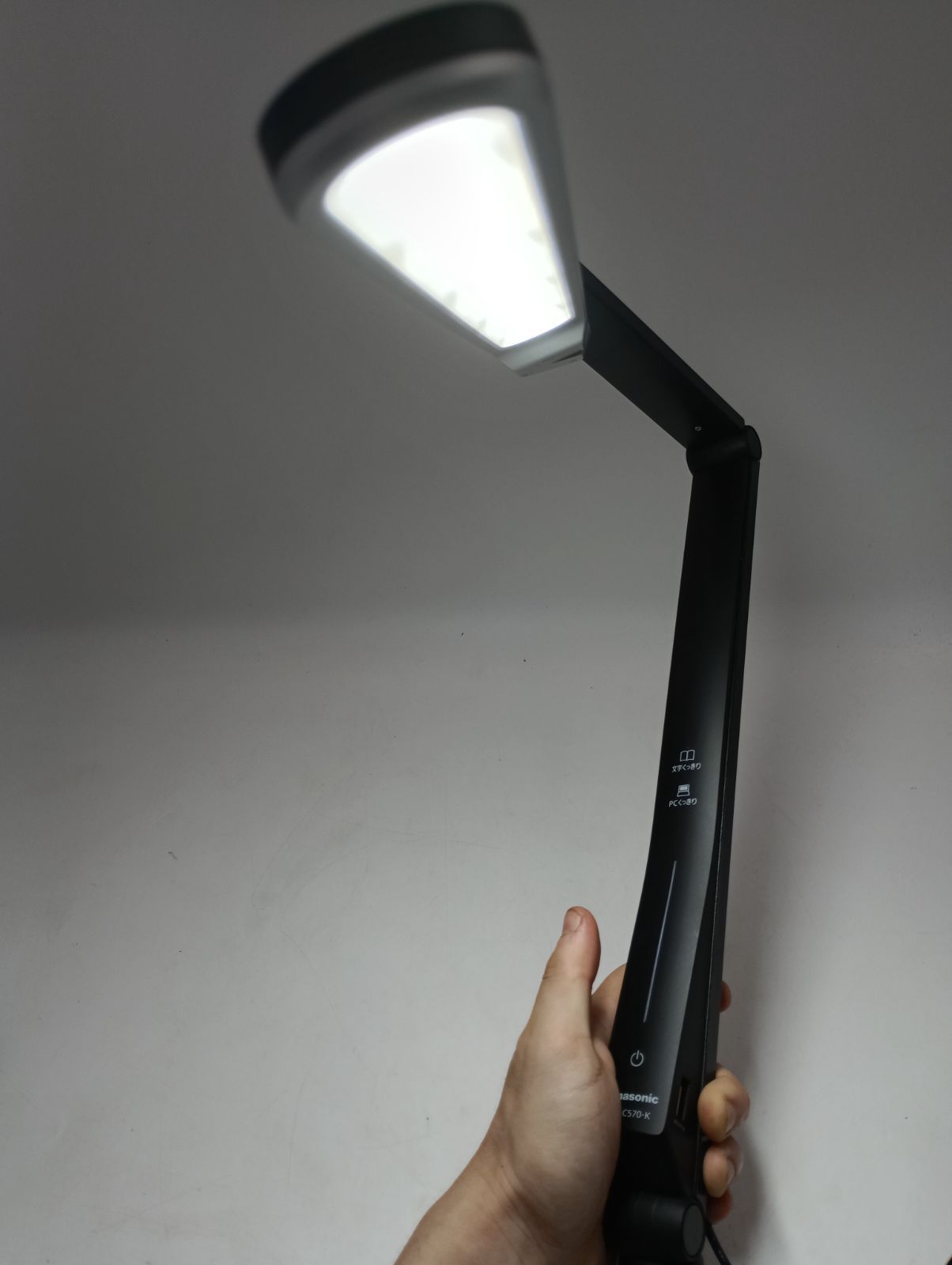 K-1090】panasonic パナソニック LEDデスクライト クランプ型 パソコン