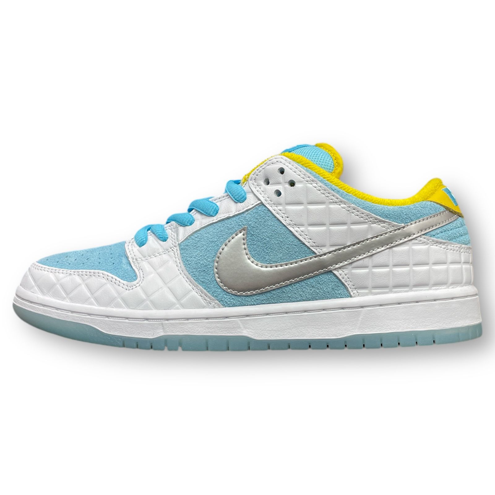 FTC × Nike SB Dunk Low White/Blue 銭湯ダンク FTC × Nike SB Dunk Low White Blue DH7687-400 Men's Size | eBay