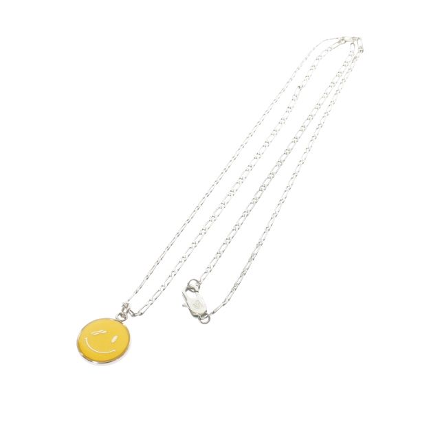 ウェルダン WE11DONE 22SS SMILE NECKLACE スマイルネックレス ペンダント アクセサリー イエロー|シルバー