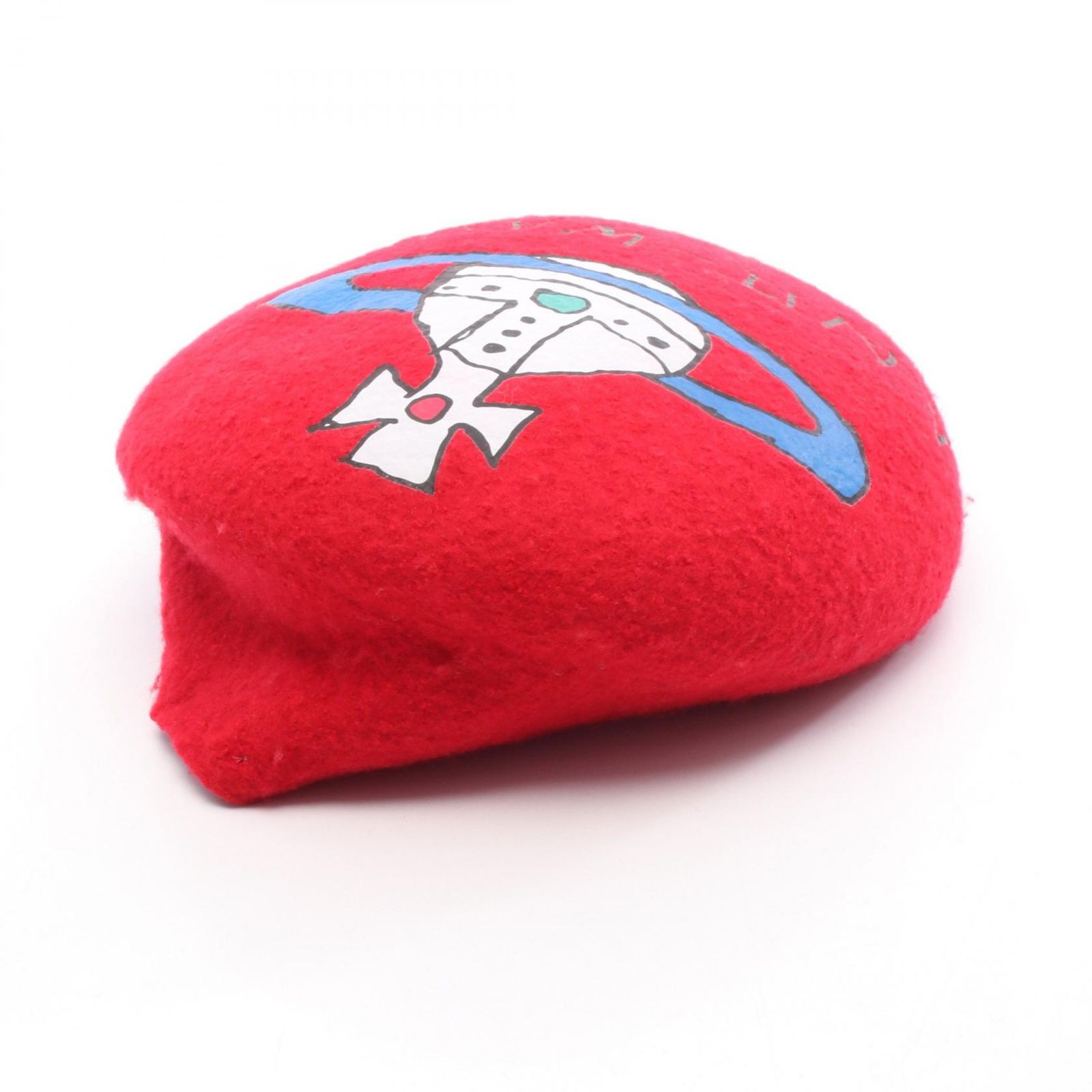 ヴィヴィアンウエストウッド Vivienne Westwood ANTI WASTE BERET S8102001EK0048009 レッド ウール ベレー帽 レディース