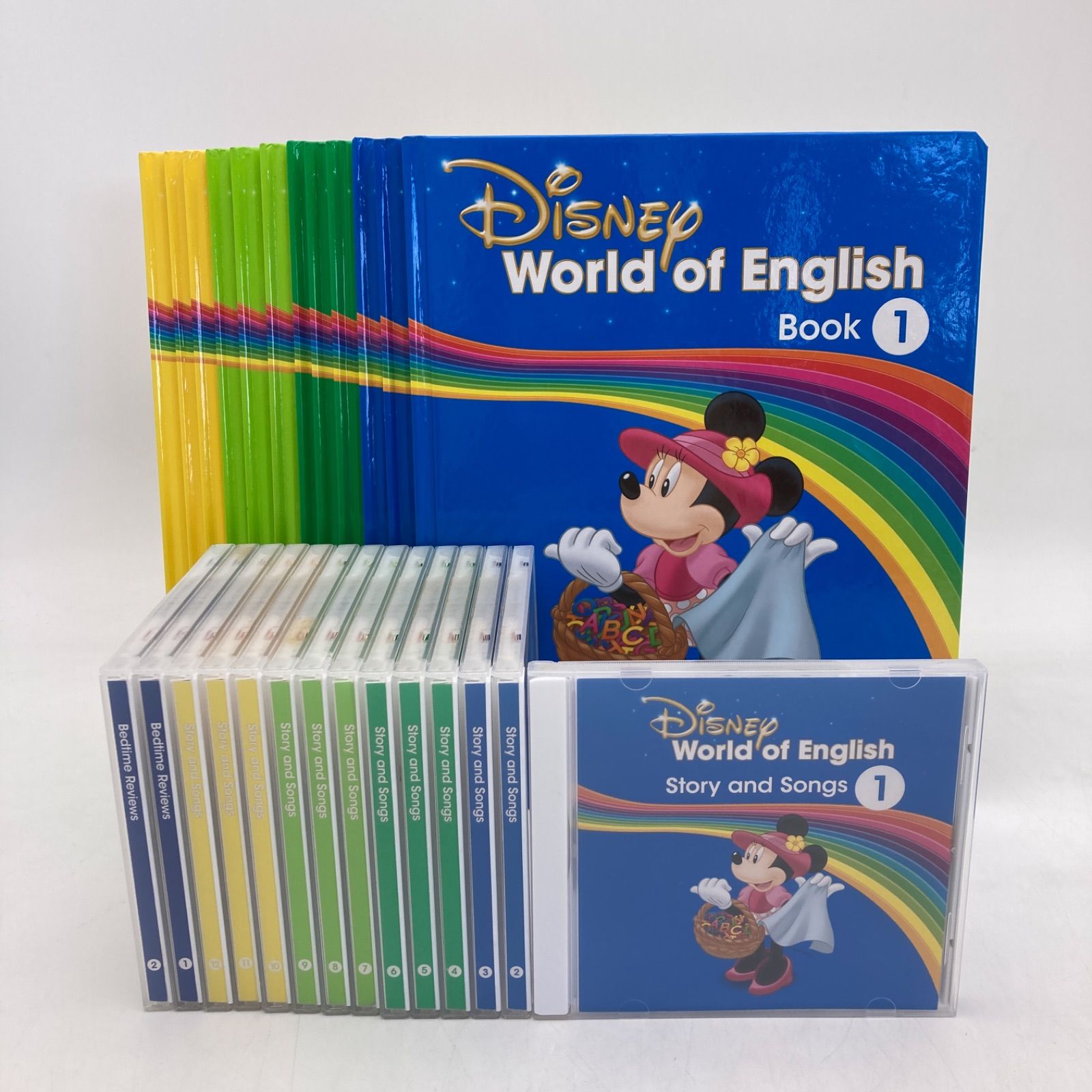 最新版 2020年 メインプログラム 絵本CD　ディズニー英語システム dwe 最新版】2020年購入 メインプログラム 絵本＆CD ディズニー英語