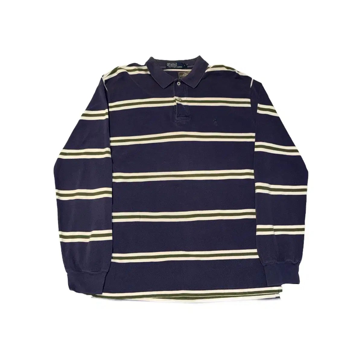 ポロ Ralph Lauren ラルフローレン スプライト ロングスリーブ シャツ ネイビー L