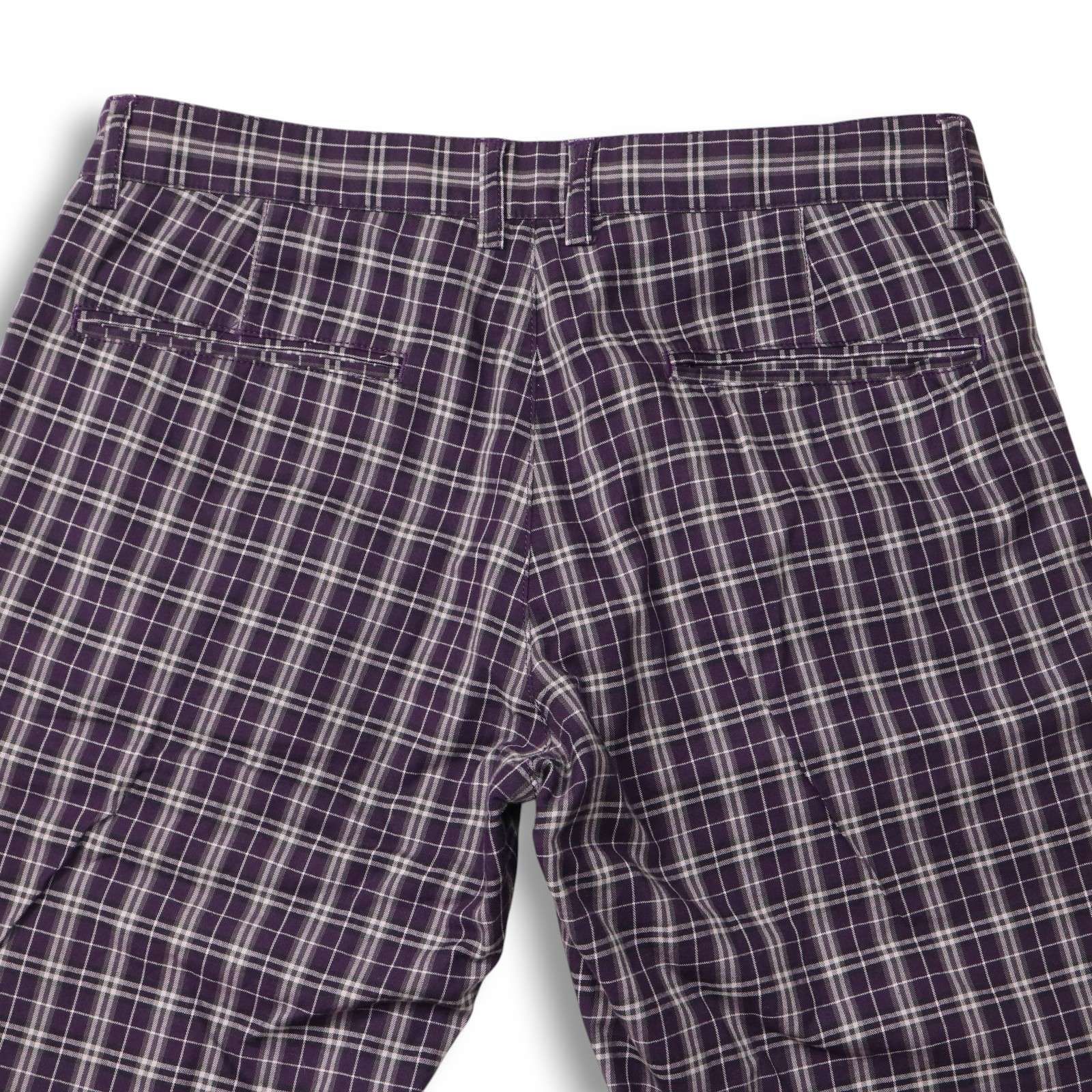 BURBERRY BLACK LABEL チェックパンツ　廃番品　79サイズ　綿 BURBERRY BLACK LABEL チェックパンツ 廃番品 79サイズ 綿 メンズ