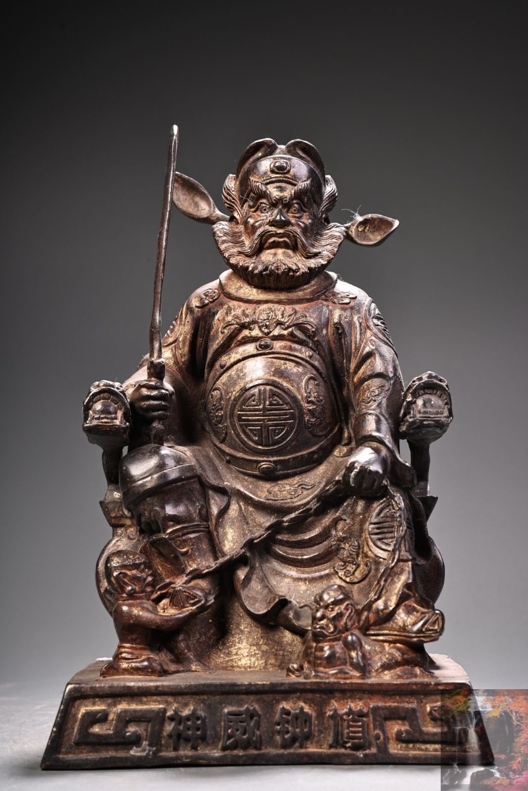 貴重品、旧蔵希少、精銅、象眼宝石、彩色蒔絵母子牛 石川県立美術館