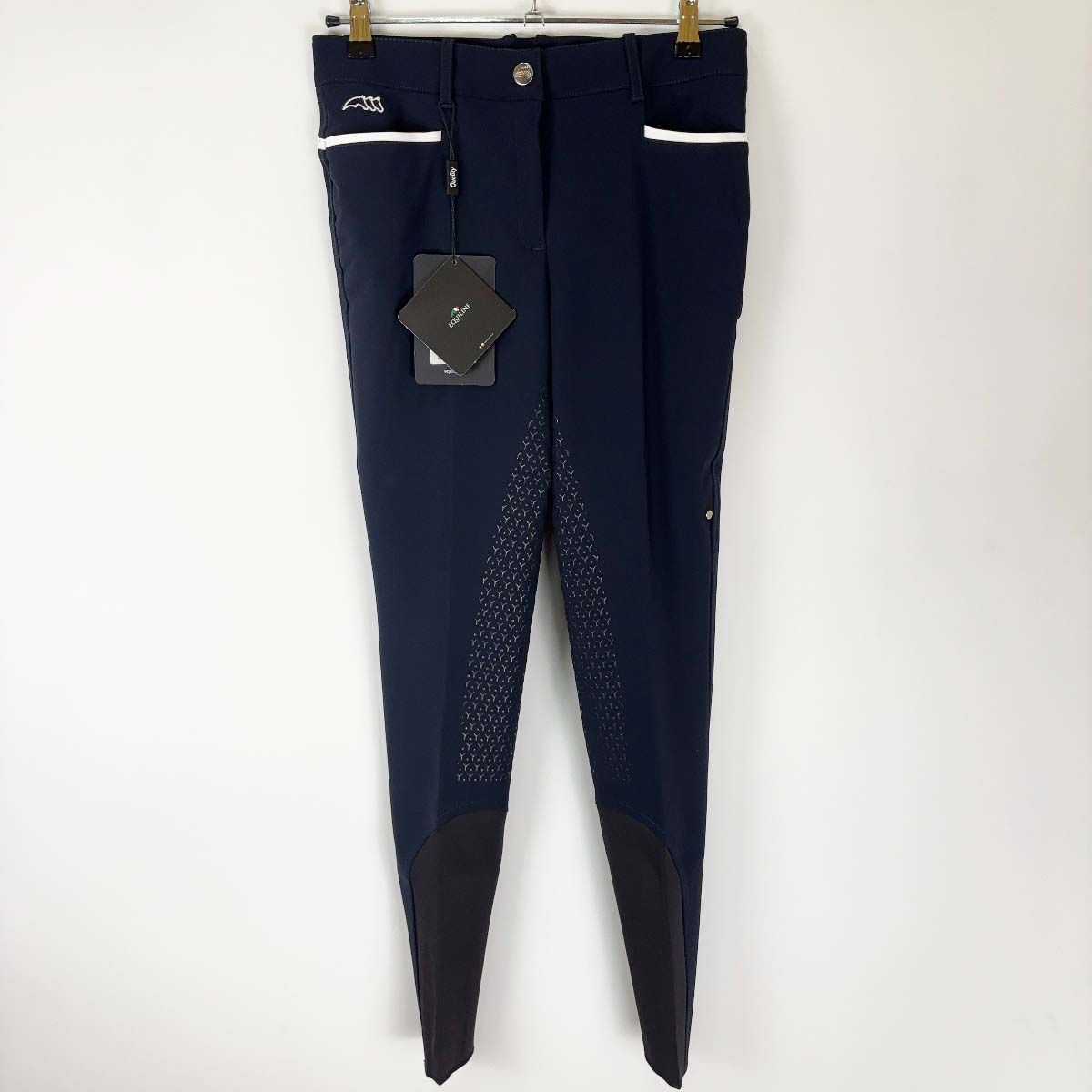 ♥ EQUILINE エクイライン EIDACEF フルグリップ キュロット I44 ネイビー N08963 レディース 乗馬 馬術