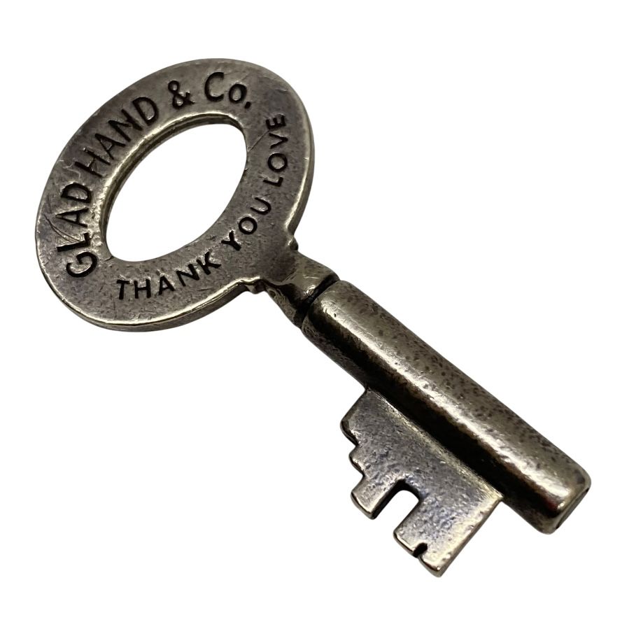 グラッドハンド GLADHAND - Co. ペンダントトップ Key Top 鍵 STERLING SILVER メンズジュエリー アクセサリー ペンダントトップ シルバー 201goods-772 VB