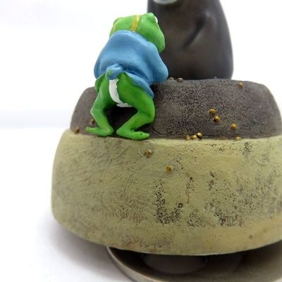スタジオジブリ　千と千尋の神隠し　カオナシ　青蛙　ミニ オルゴール　カエル スタジオジブリ 千と千尋の神隠し カオナシ 青蛙 ミニ
