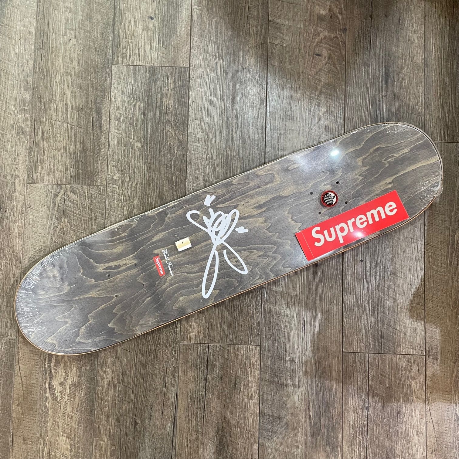 未使用品 SUPREME × Lee Quinones 18SS Lee Logo Skateboard BLUE