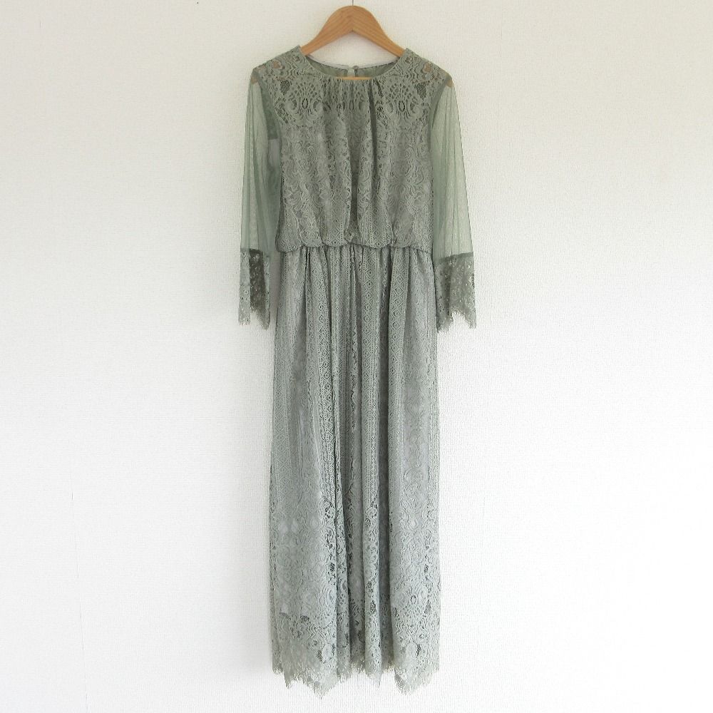 美品 21AW LOULOU WILLOUGHBY ルルウィルビー チュールレース