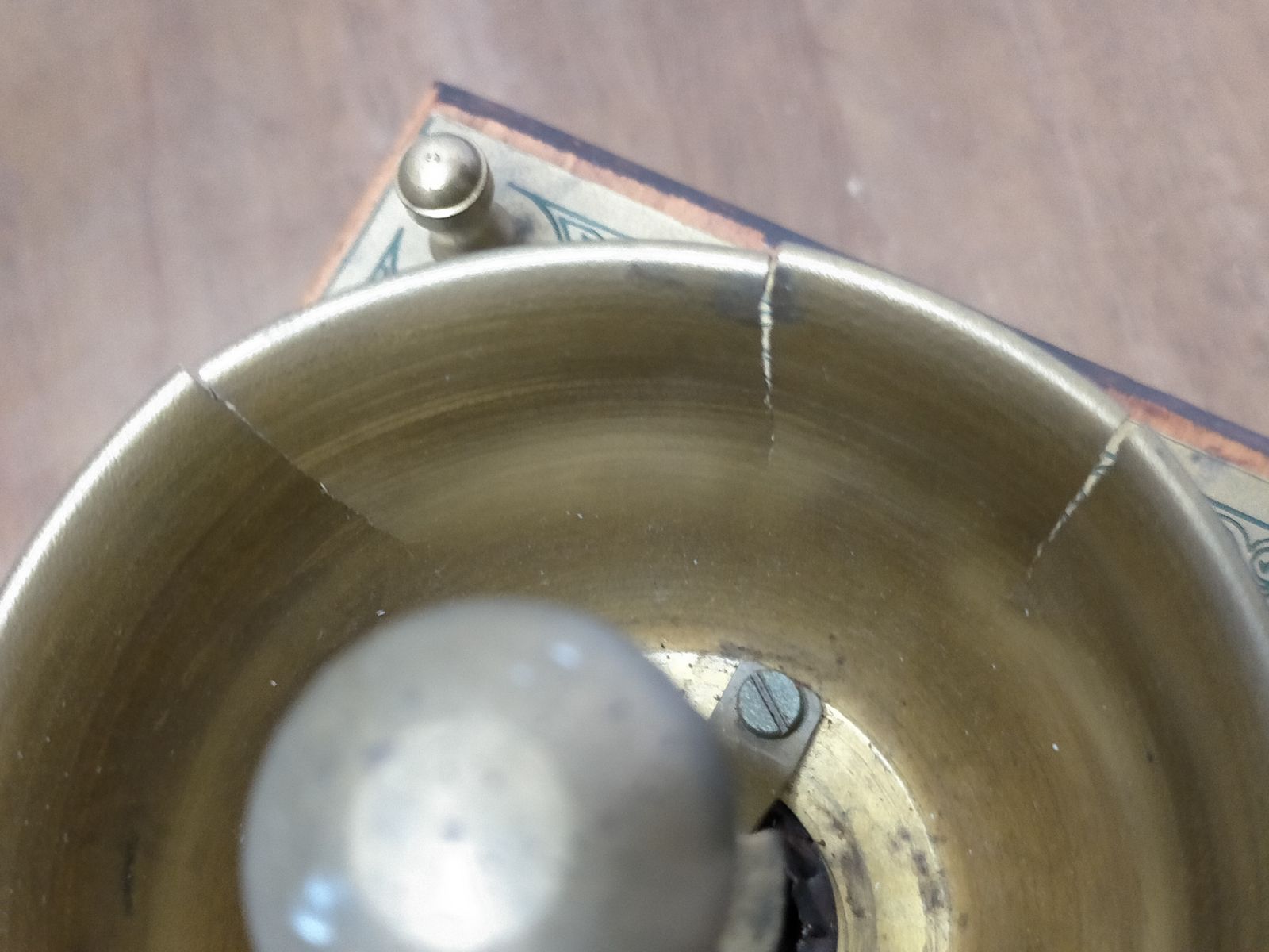 アンティーク ITALY 木製 珈琲 手挽きコーヒーミル 250402-2T