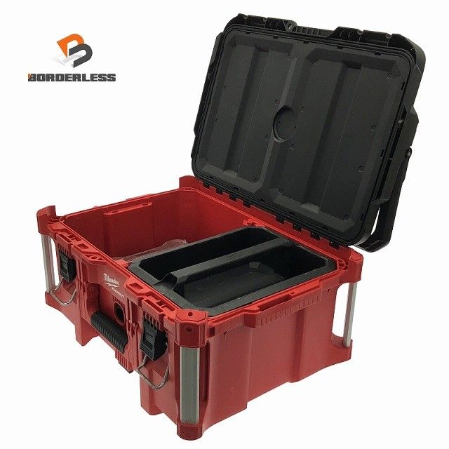 品 2点セット Milwaukee ミルウォーキー PACKOUT ツールボックス Lサイズ ロープロファイルオーガナイザー Sサイズ 117081