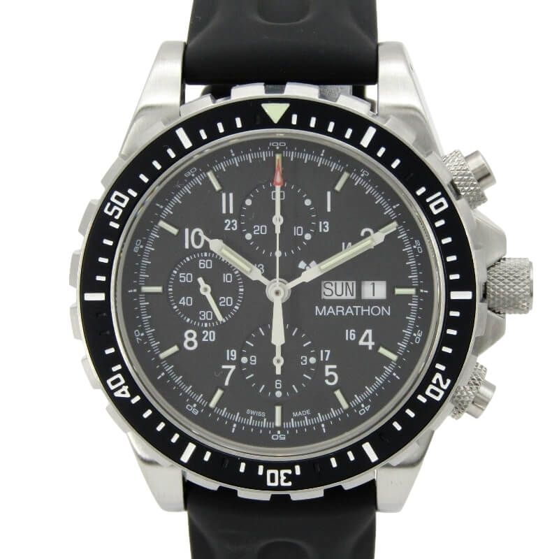 MARATHON マラソン CSAR WW194014 自動巻き 300m クロノグラフ Chronograph Automatic ブラック 黒 30013230