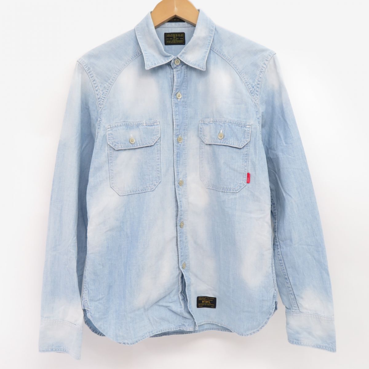 wtaps cell chambray シャンブレーシャツ サイズ3 Lシャツ